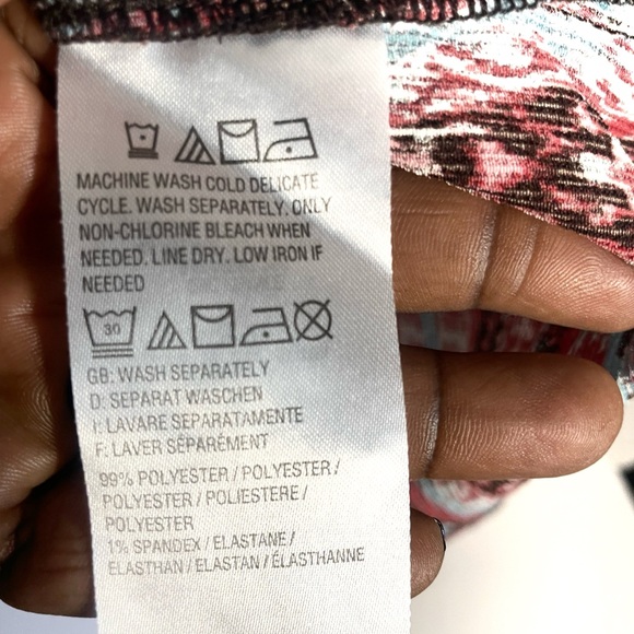 Belle by Kim Gravel Boho Moroccan Printed Blouse Size XL - Picture 8 of 10